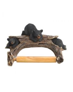 BLACK BEAR TOILET PAPER HOLDER